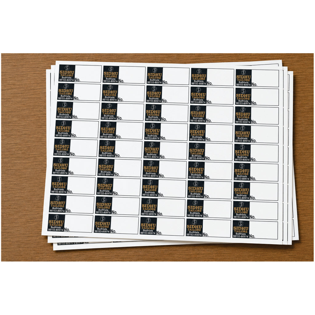 CUSTOM STICKER TA 11| 100 SHEETS