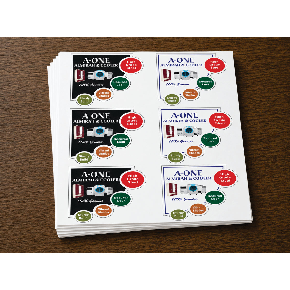 CUSTOM STICKER FUR 11| 100 SHEETS