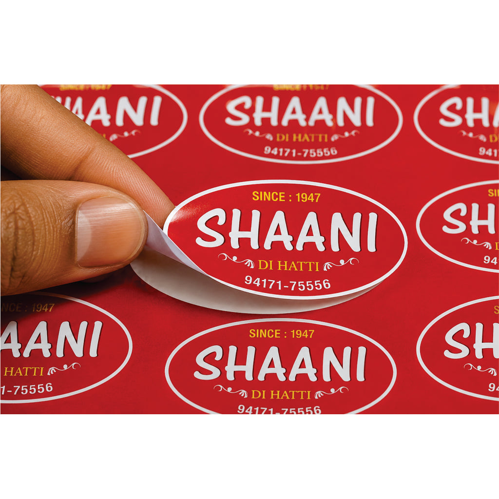 CUSTOM STICKER SW 12 | 100 SHEETS
