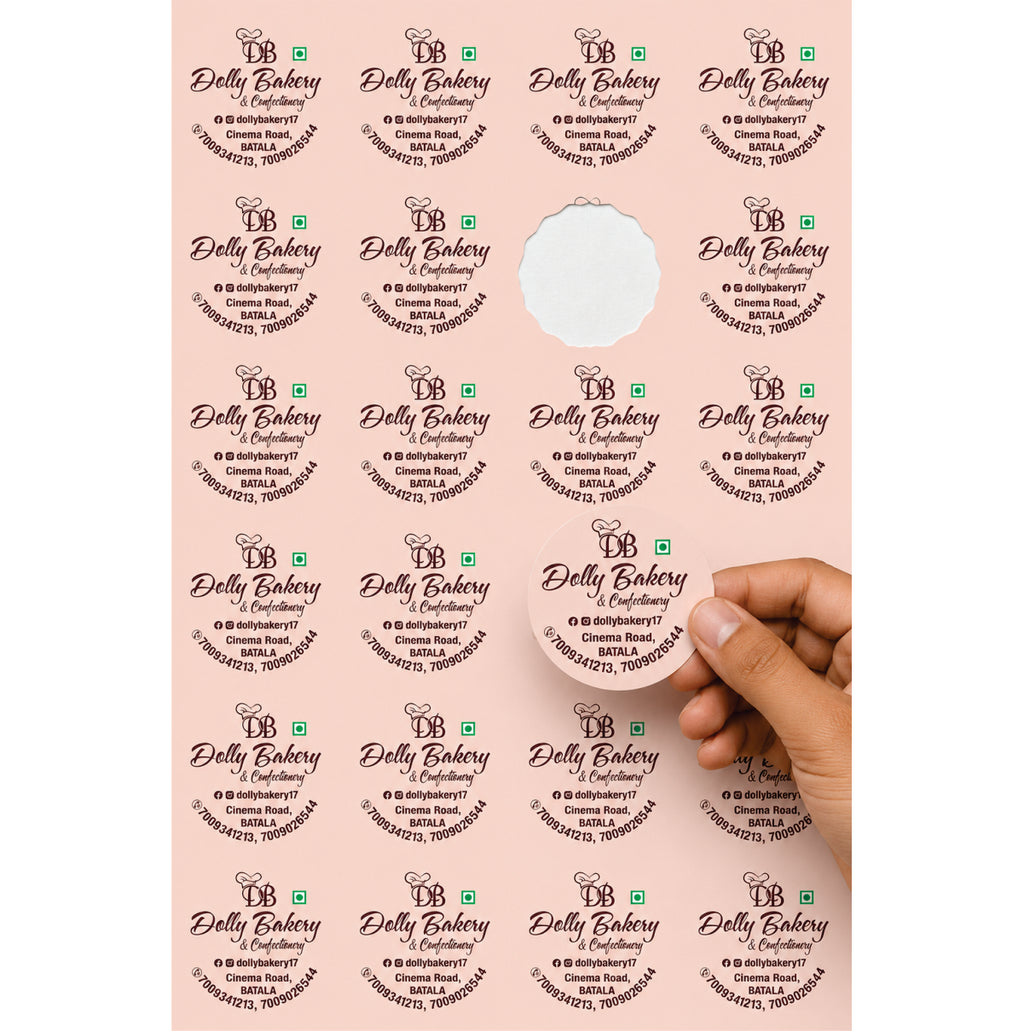 CUSTOM STICKER BK 013 | 100 SHEETS