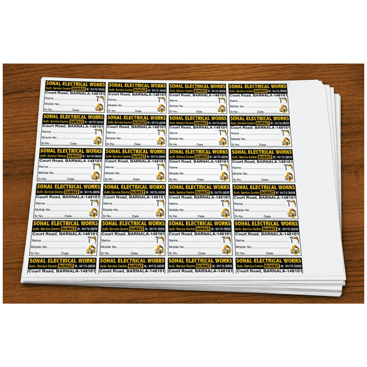 CUSTOM STICKER RE 13 100 SHEETS