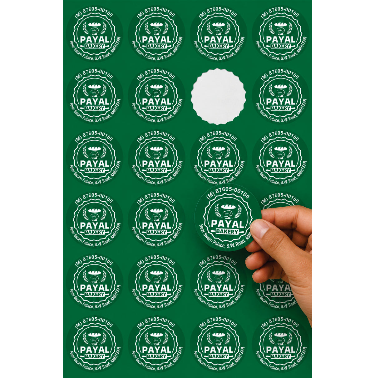 CUSTOM STICKER BK 014 | 100 SHEETS