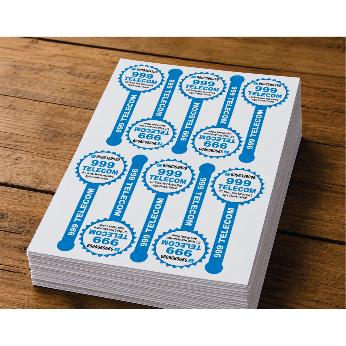 CUSTOM STICKER MO 14| 100 SHEETS