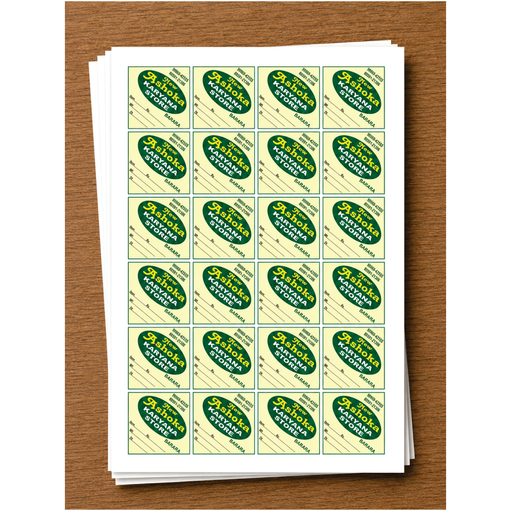 CUSTOM STICKER GR 14| 100 SHEETS