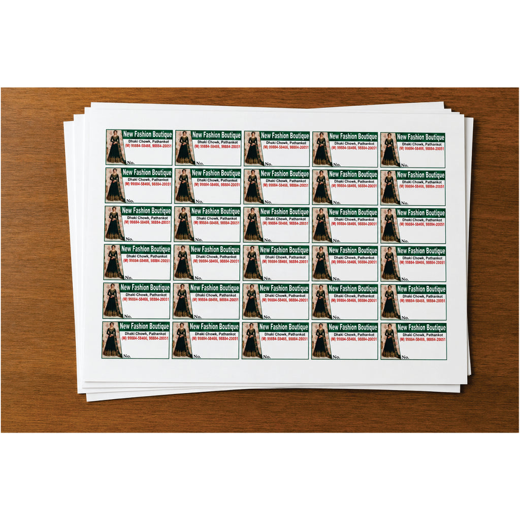 CUSTOM STICKER BOT 14| 100 SHEETS