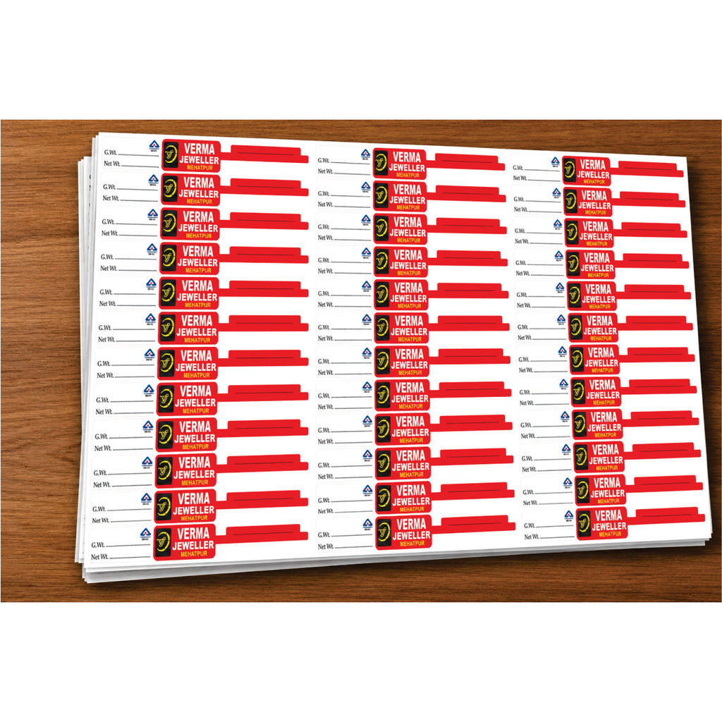 CUSTOM STICKER JE 14 | 100 SHEETS