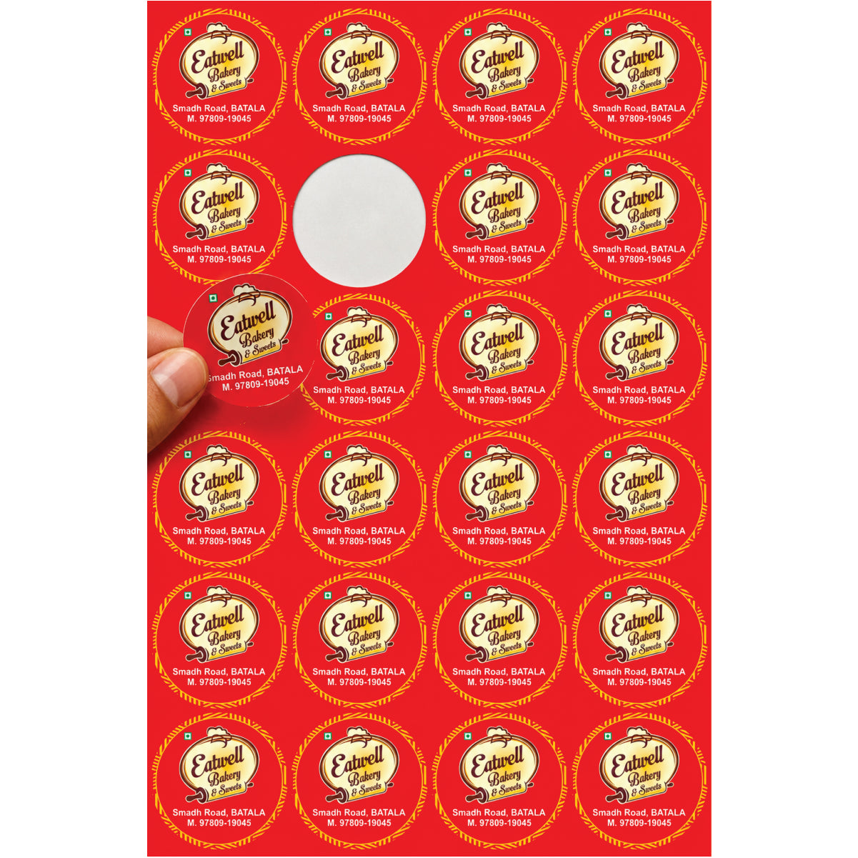 CUSTOM STICKER BK 015 | 100 SHEETS