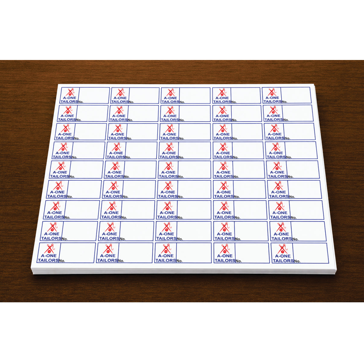 CUSTOM STICKER TA 15| 100 SHEETS
