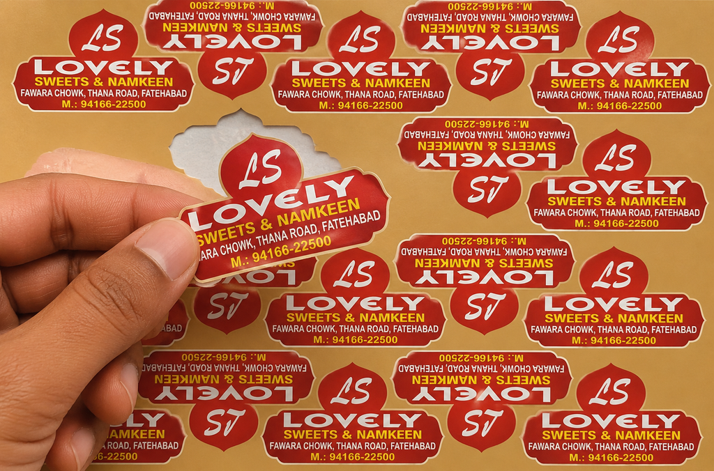 CUSTOM STICKER S 16| 100 SHEETS