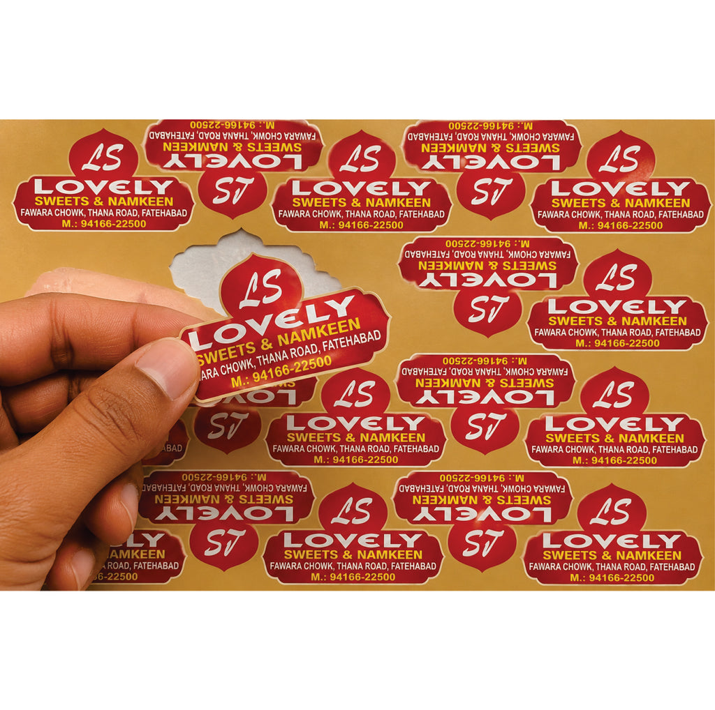 CUSTOM STICKER SW 16 | 100 SHEETS