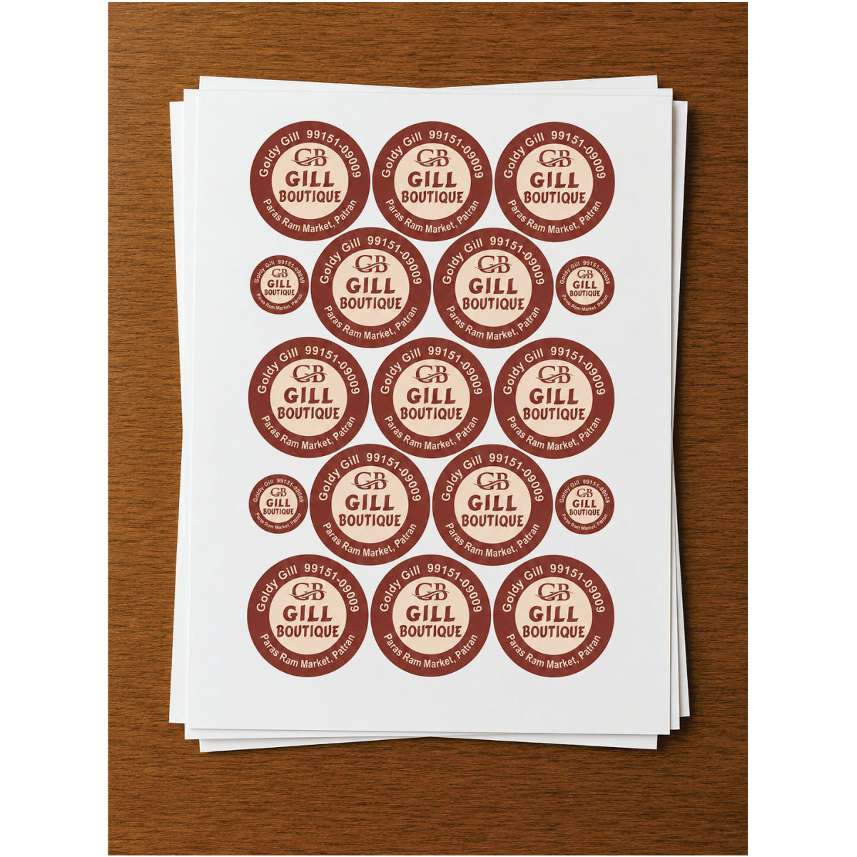 CUSTOM STICKER BOT 16| 100 SHEETS