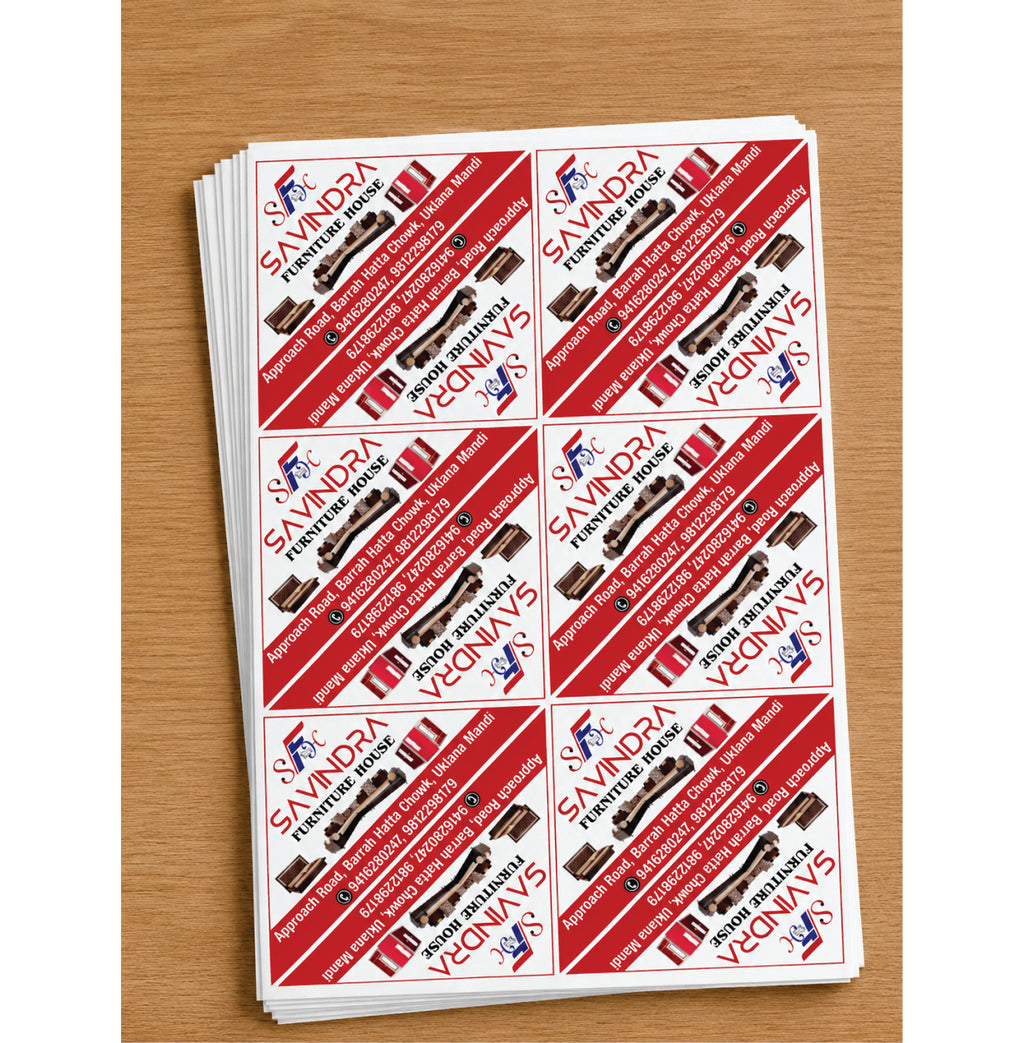 CUSTOM STICKER FUR 16| 100 SHEETS