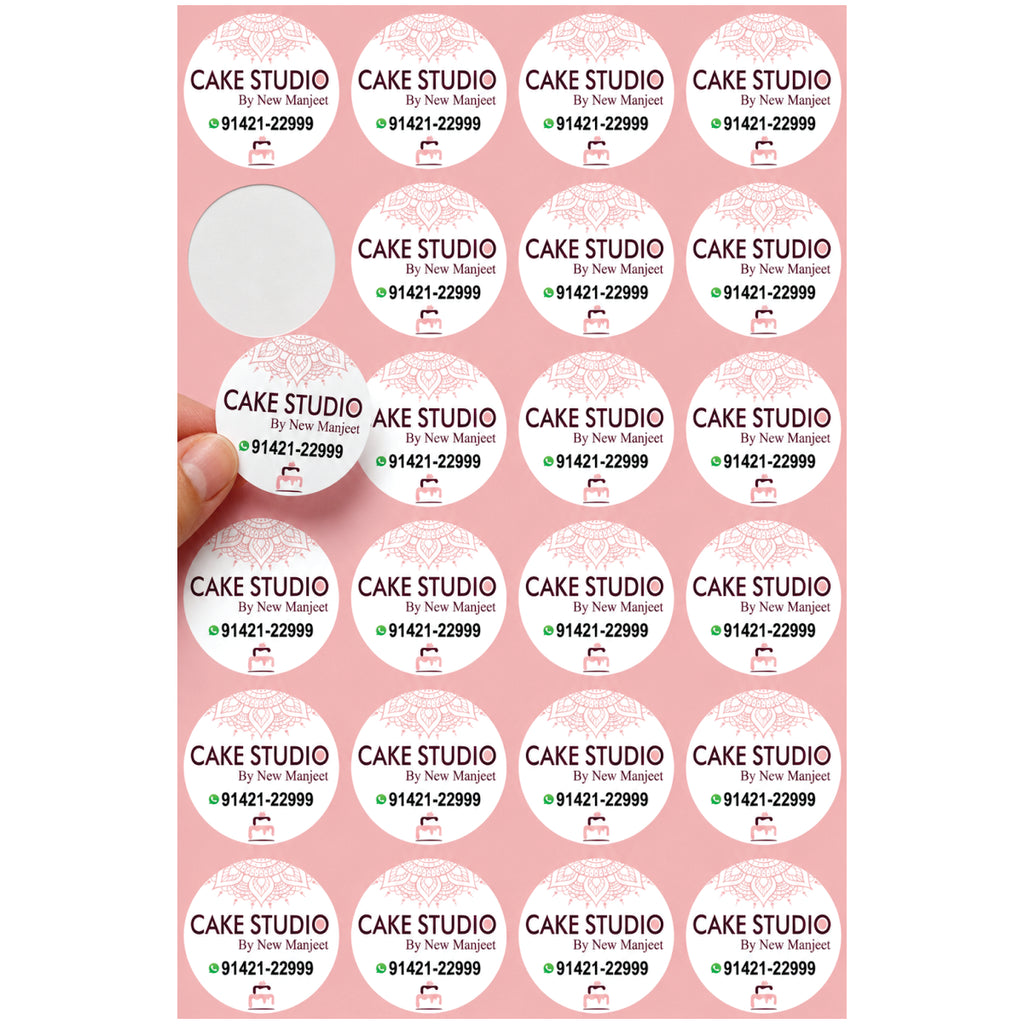 CUSTOM STICKER BK 017 | 100 SHEETS