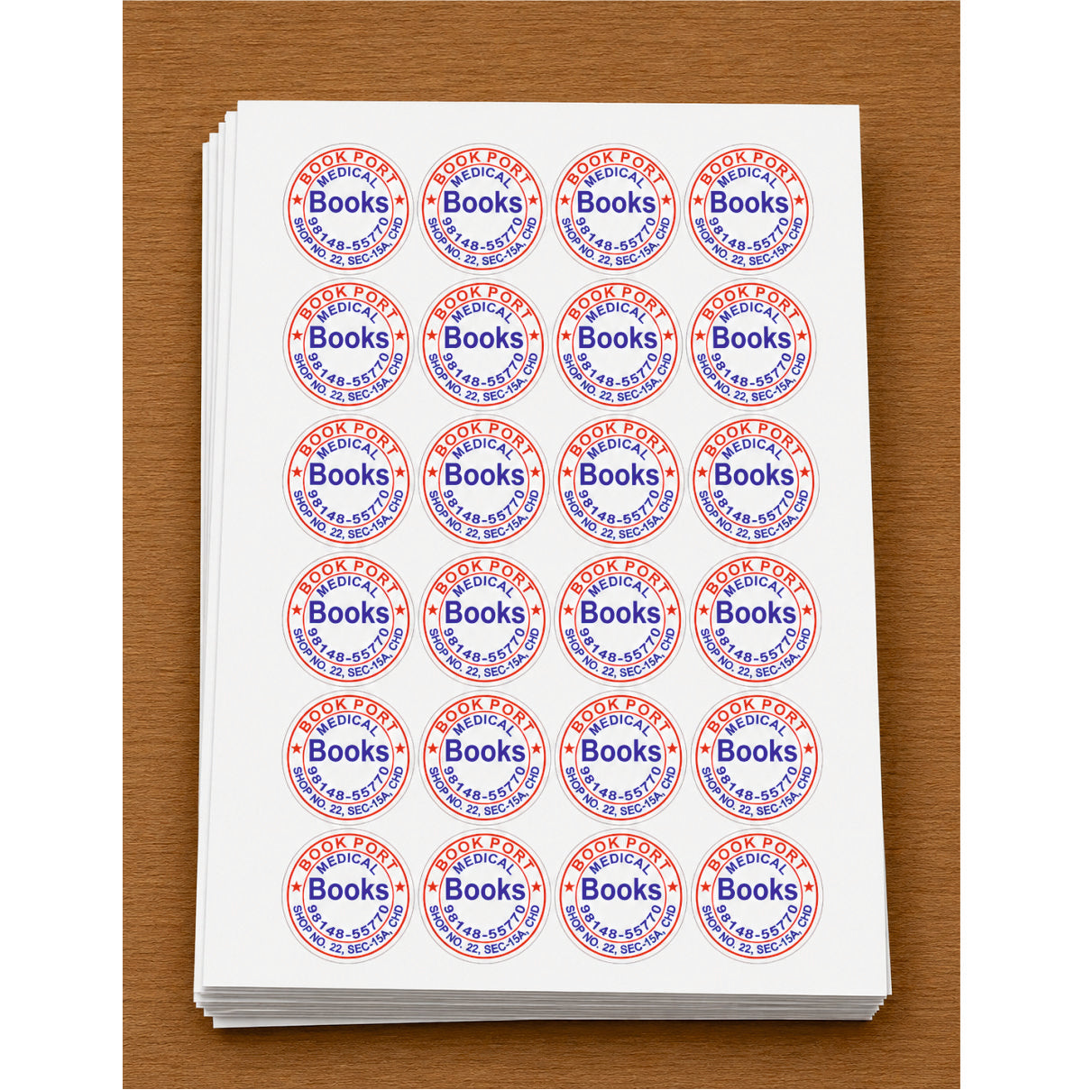 CUSTOM STICKER Bo 18| 100 SHEETS