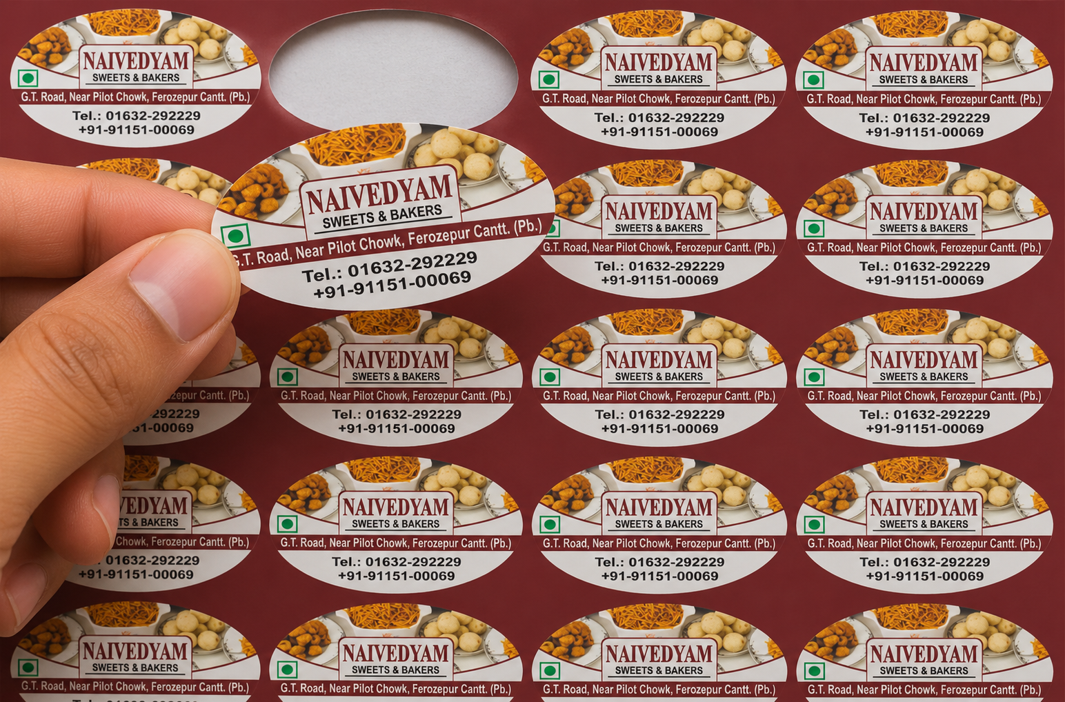 CUSTOM STICKER S 19| 100 SHEETS