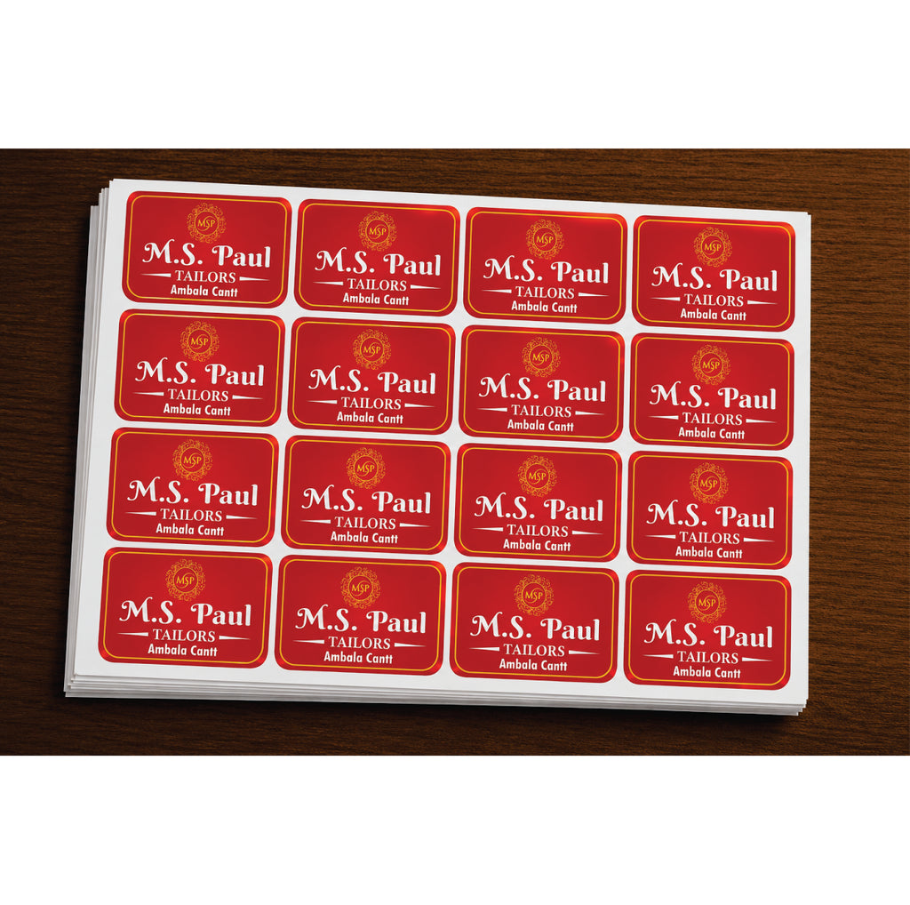 CUSTOM STICKER TA 19| 100 SHEETS