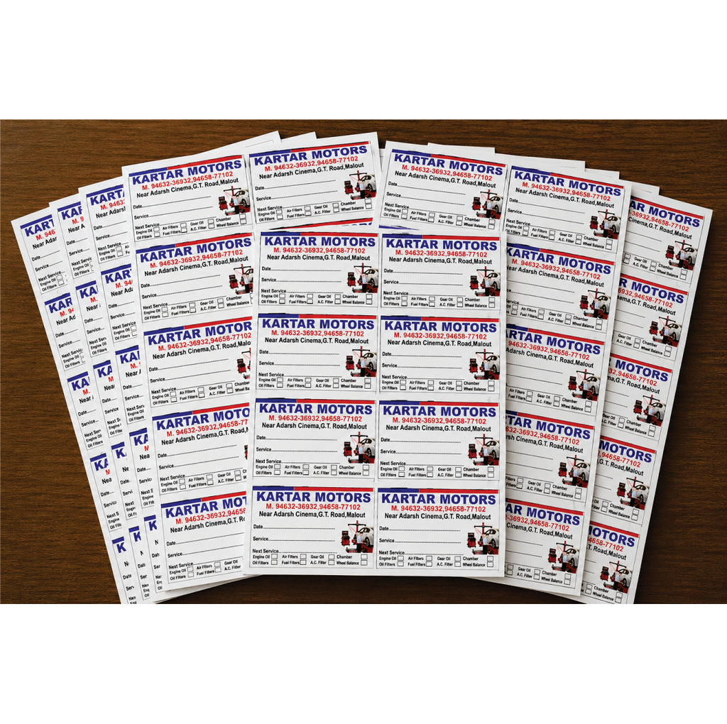 CUSTOM STICKER AU 01| 100 SHEETS