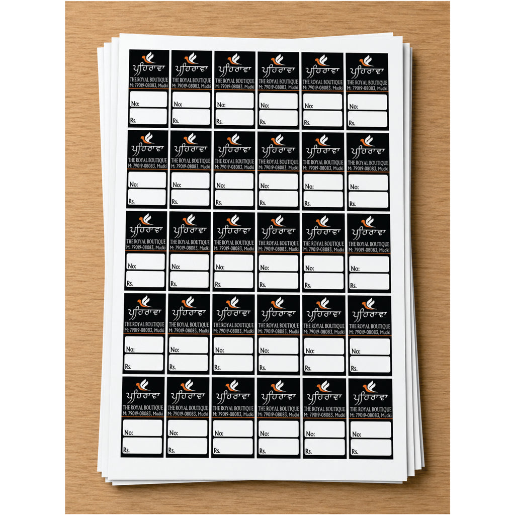 CUSTOM STICKER BOT 01| 100 SHEETS