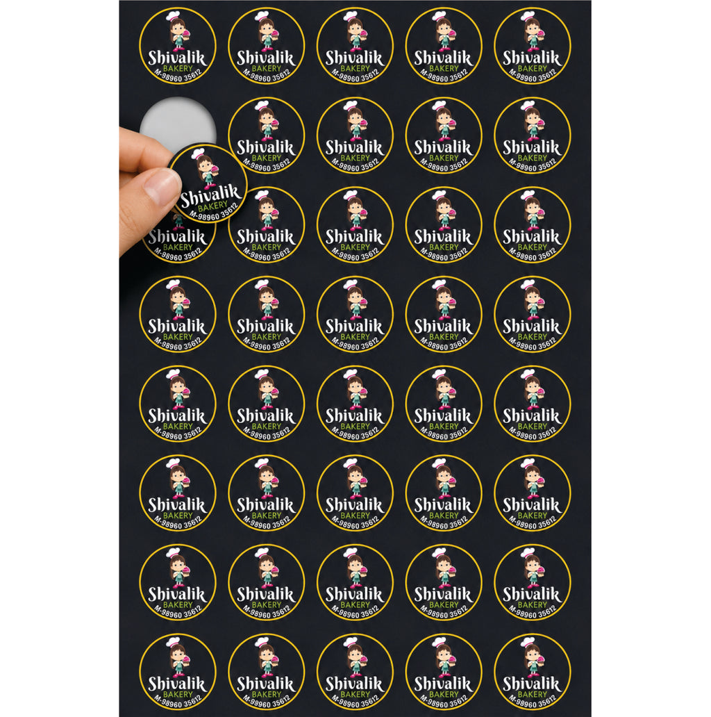 CUSTOM STICKER BK 001 | 100 SHEETS