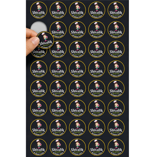 CUSTOM STICKER BK 001 | 100 SHEETS