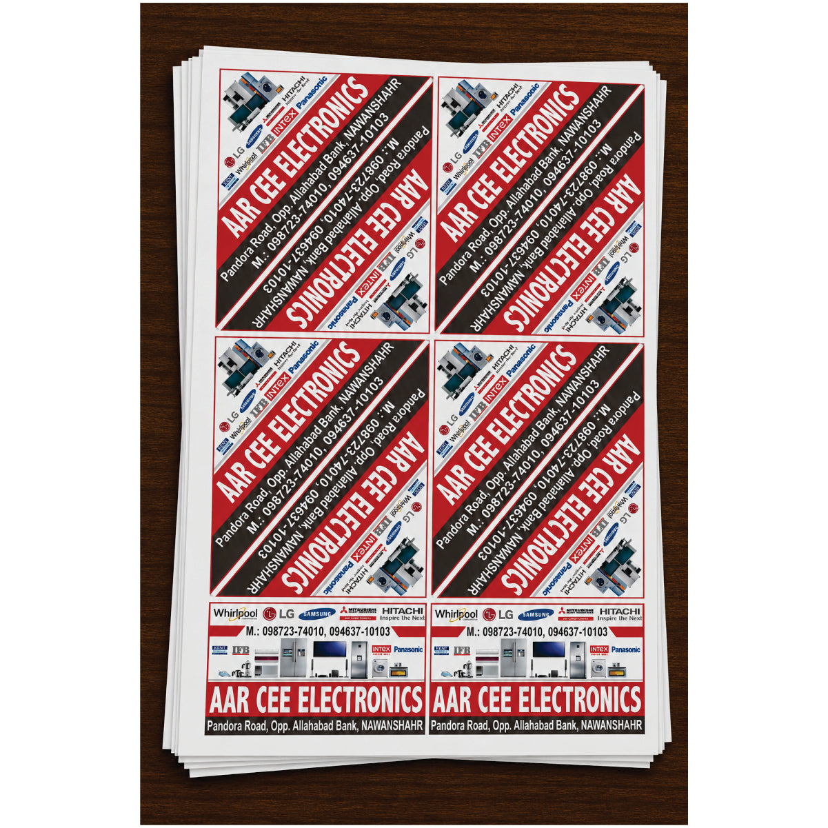 CUSTOM STICKER EL 01| 100 SHEETS