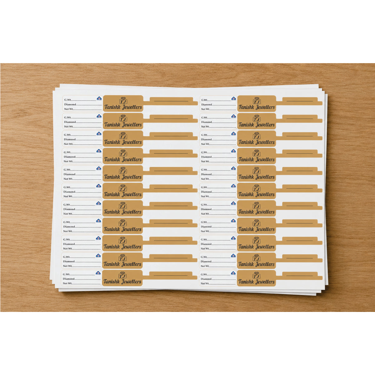 CUSTOM STICKER JE 01 | 100 SHEETS