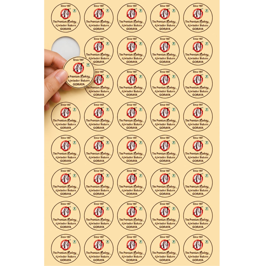 CUSTOM STICKER BK 002 | 100 SHEETS