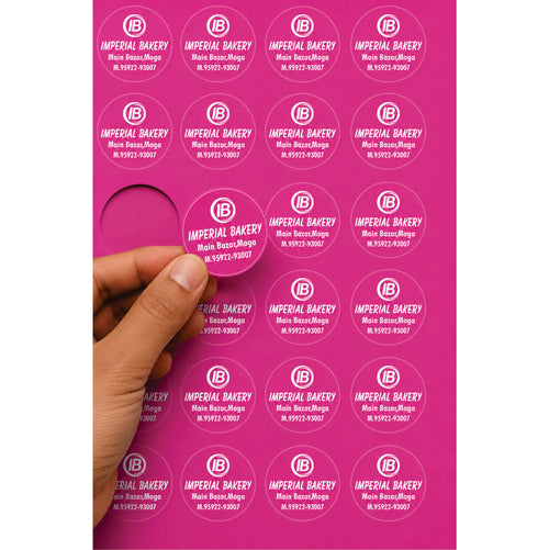 CUSTOM STICKER BK 20 | 100 SHEETS