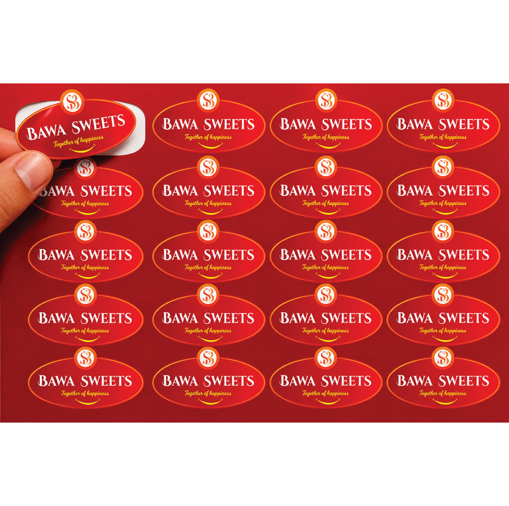 CUSTOM STICKER SW 20 | 100 SHEETS