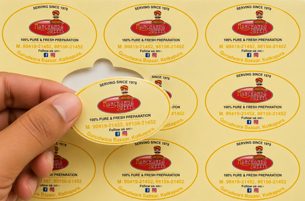 CUSTOM STICKER S 21| 100 SHEETS