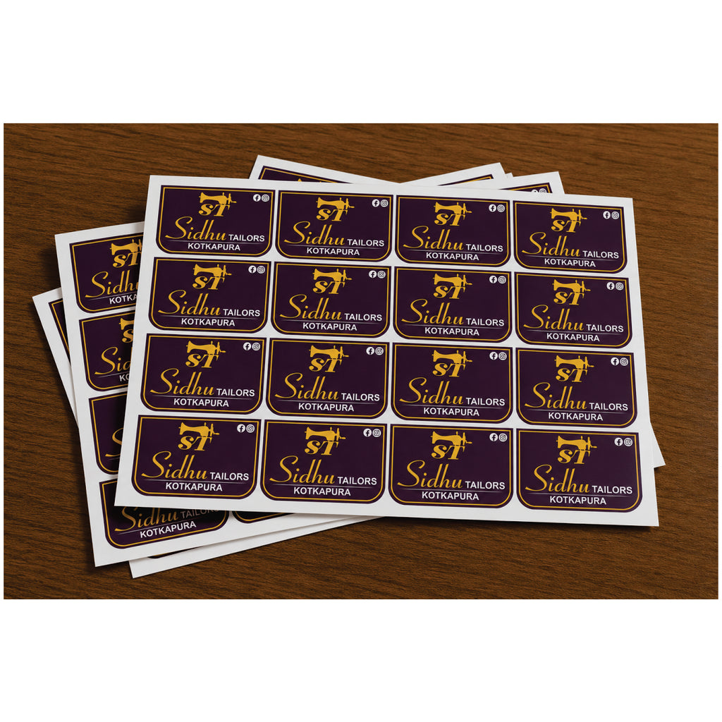 CUSTOM STICKER TA 21| 100 SHEETS