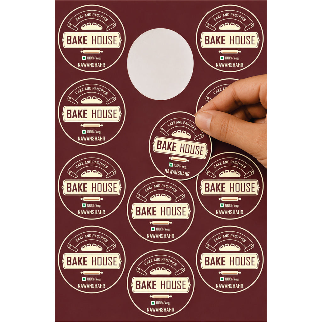 CUSTOM STICKER BK 22 | 100 SHEETS