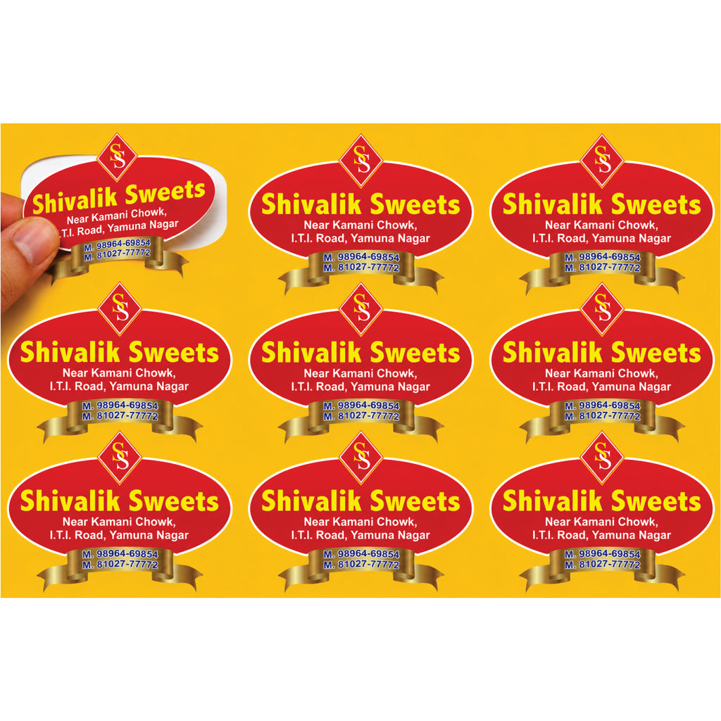 CUSTOM STICKER SW 22 | 100 SHEETS