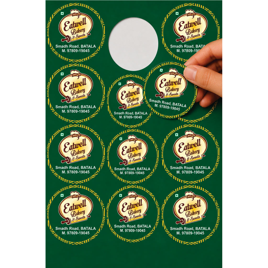 CUSTOM STICKER BK 23 | 100 SHEETS
