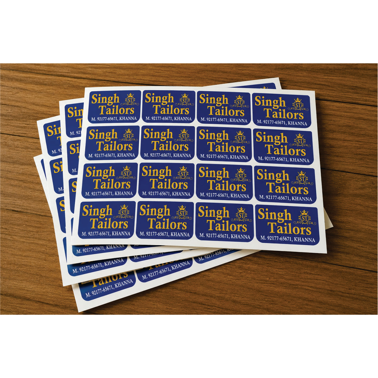 CUSTOM STICKER TA 23| 100 SHEETS