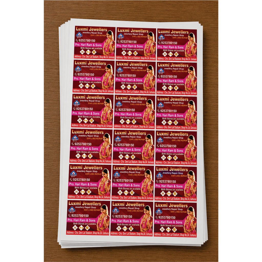 CUSTOM STICKER JE 24 | 100 SHEETS