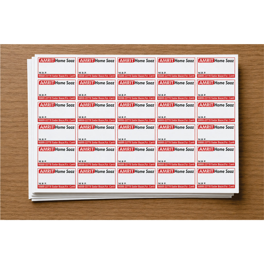 CUSTOM STICKER CL 24| 100 SHEETS