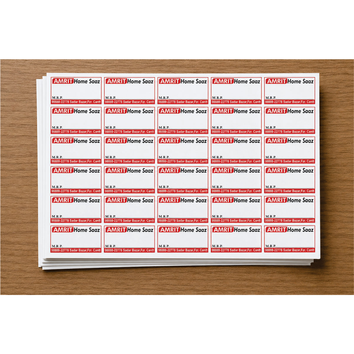 CUSTOM STICKER CL 24| 100 SHEETS