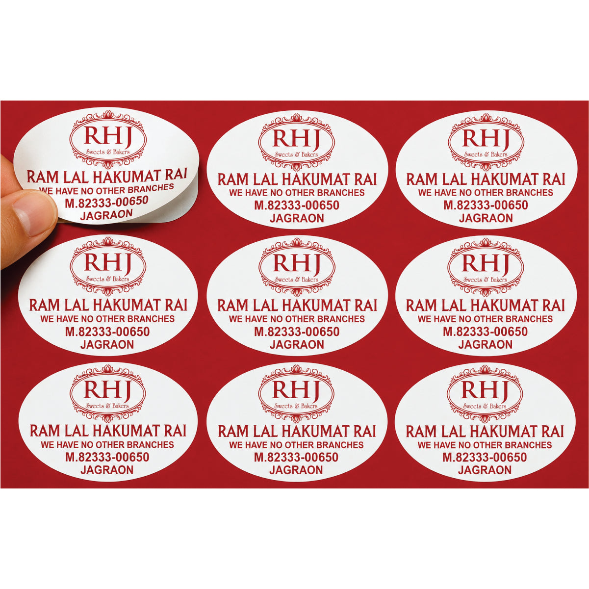 CUSTOM STICKER SW 24 | 100 SHEETS