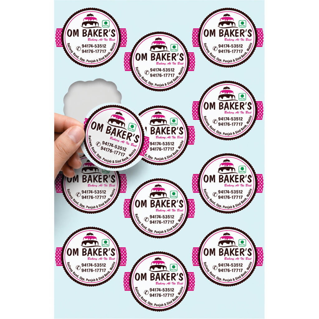 CUSTOM STICKER BK 26 | 100 SHEETS