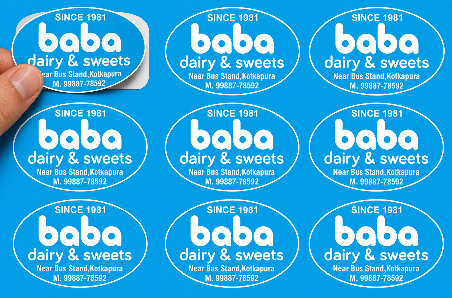 CUSTOM STICKER S 26| 100 SHEETS