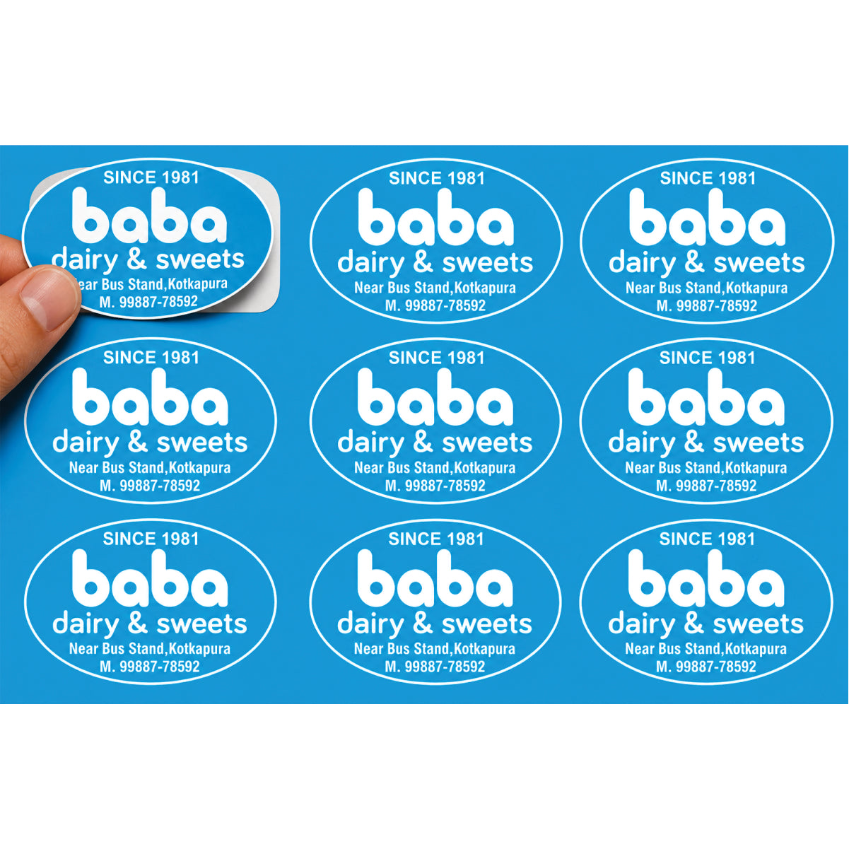 CUSTOM STICKER SW 26 | 100 SHEETS