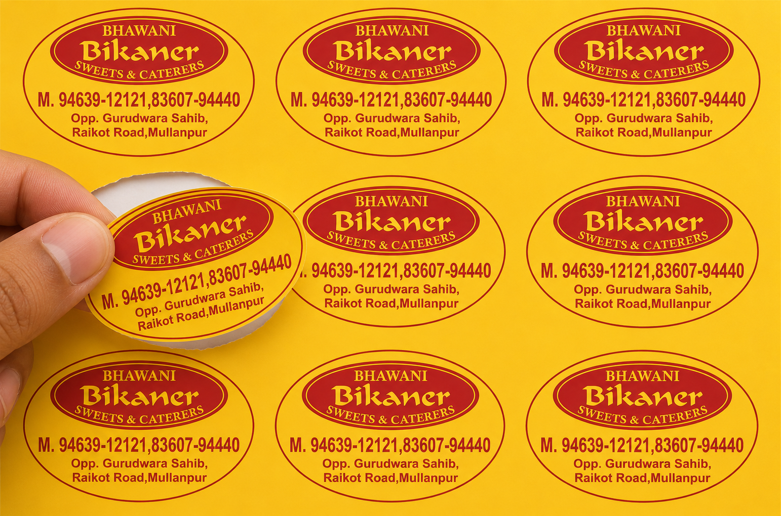 CUSTOM STICKER S 27| 100 SHEETS