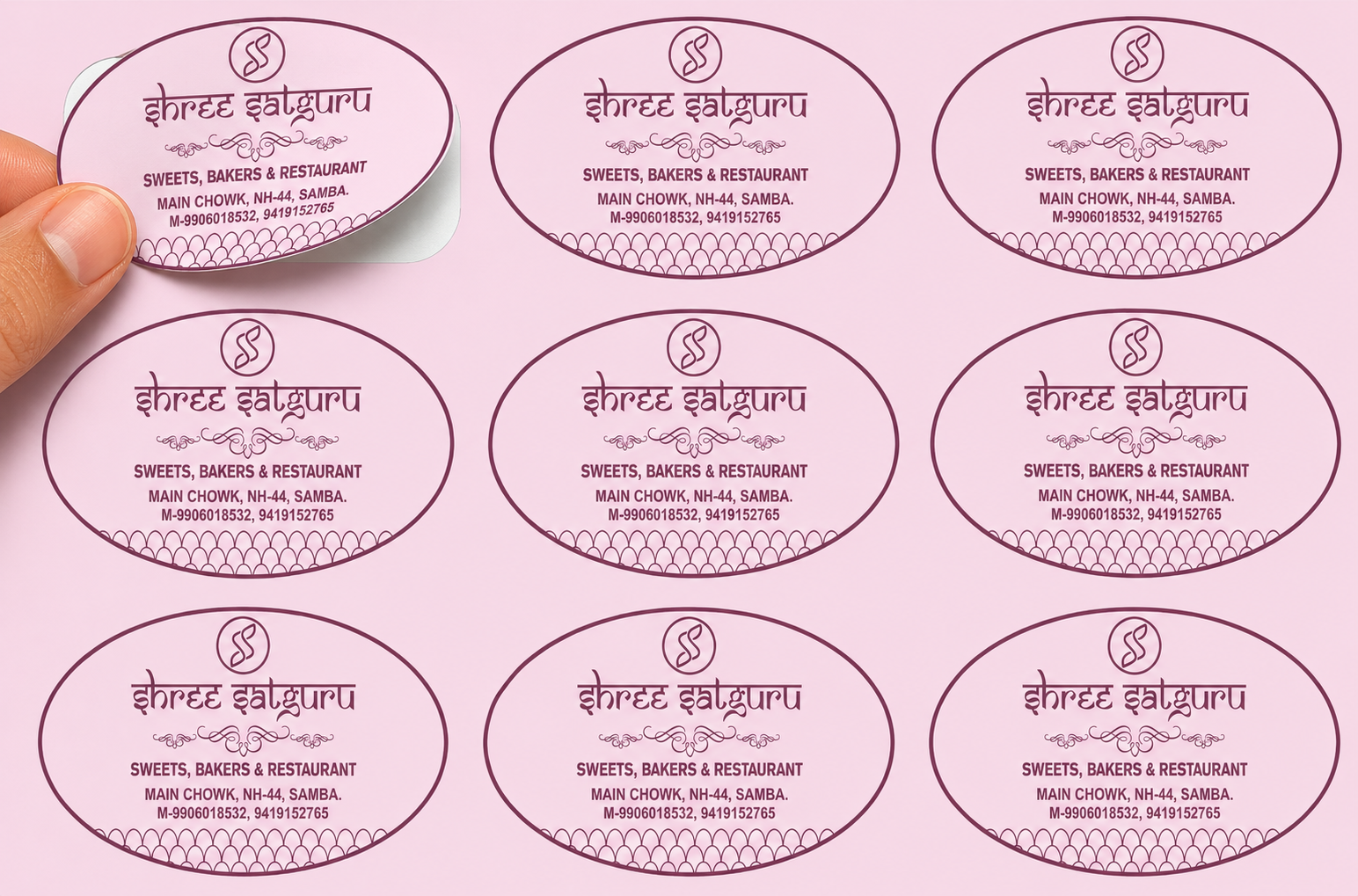 CUSTOM STICKER S 28| 100 SHEETS
