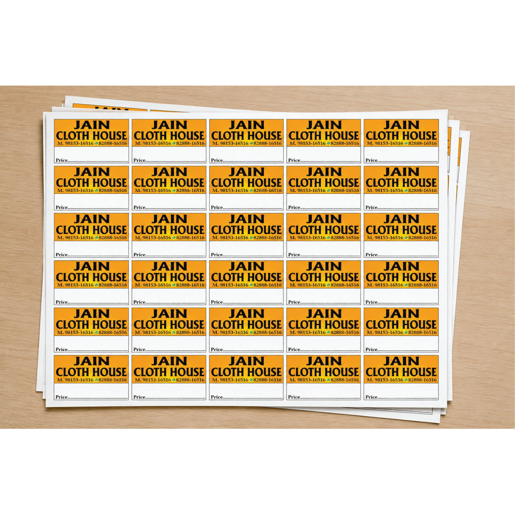 CUSTOM STICKER CL 28| 100 SHEETS