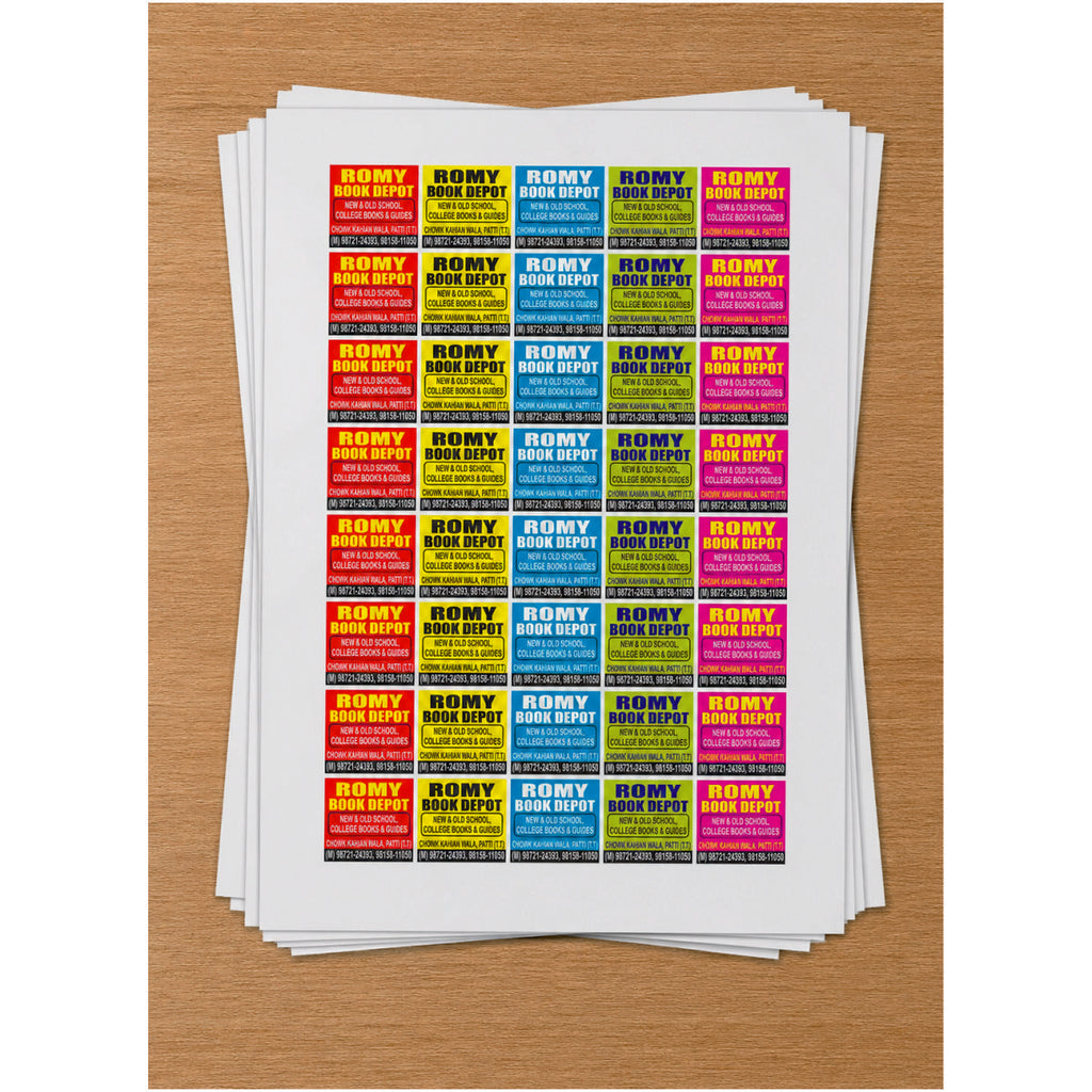 CUSTOM STICKER Bo 28| 100 SHEETS