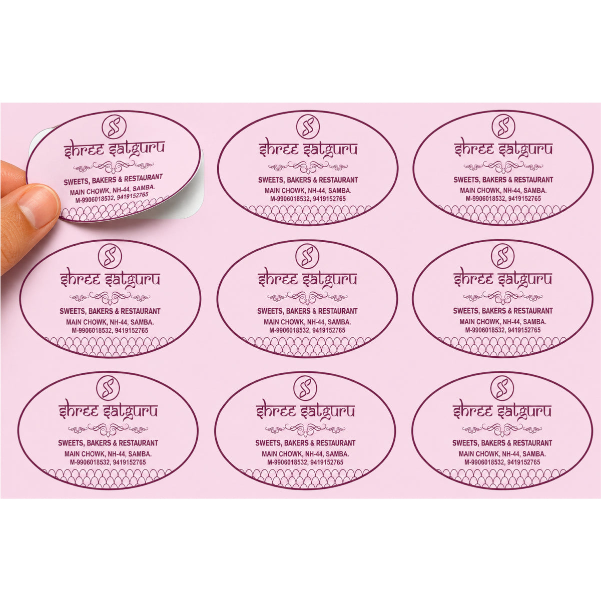 CUSTOM STICKER SW 28 | 100 SHEETS