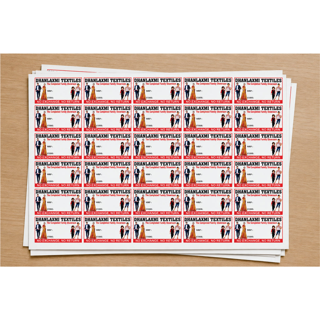 CUSTOM STICKER CL 29| 100 SHEETS