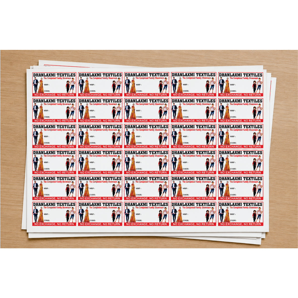 CUSTOM STICKER CL 29| 100 SHEETS