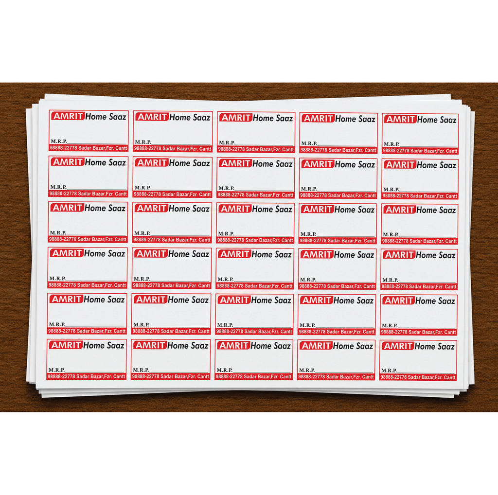CUSTOM STICKER HA 02| 100 SHEETS